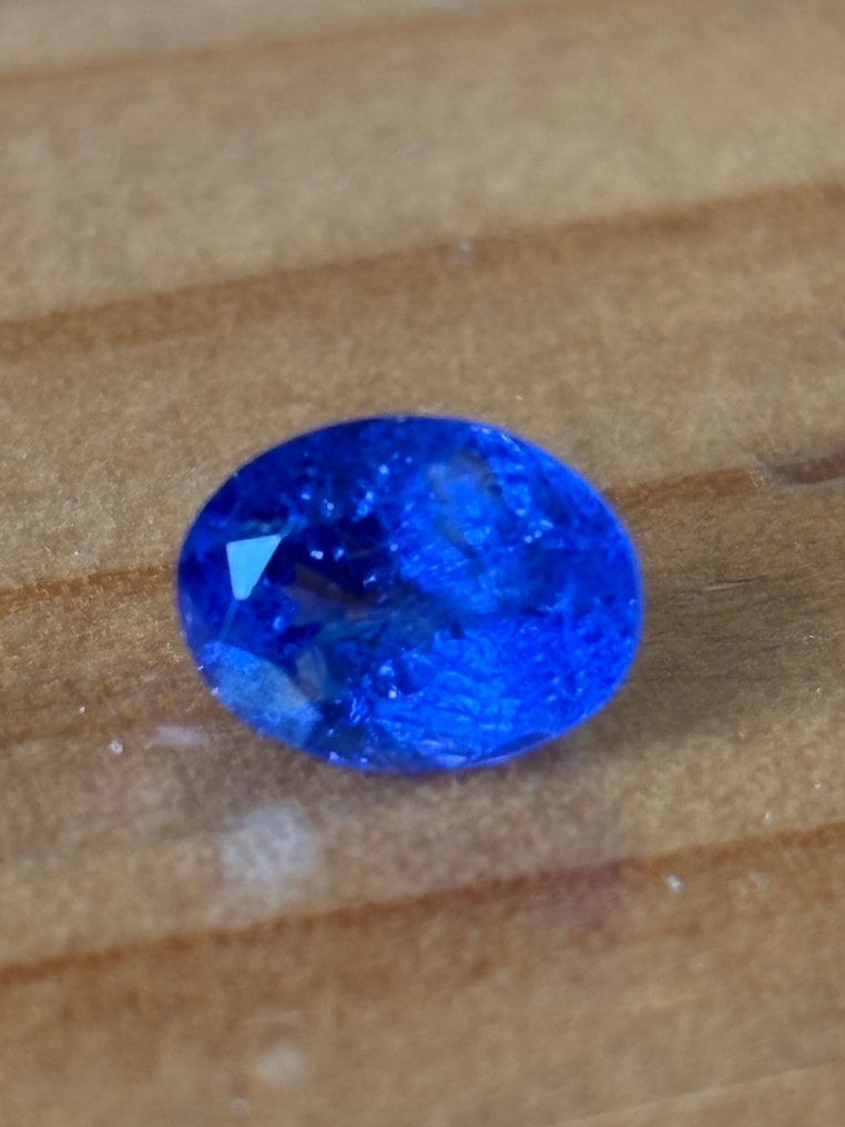 1 pcs 蓝色, 紫罗兰色 坦桑石 - 2.49 ct - 国际宝石研究院(IGI) #1.0