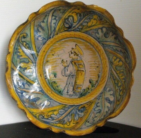 碟 - 陶瓷 - Crespina sec. XVII #1.0