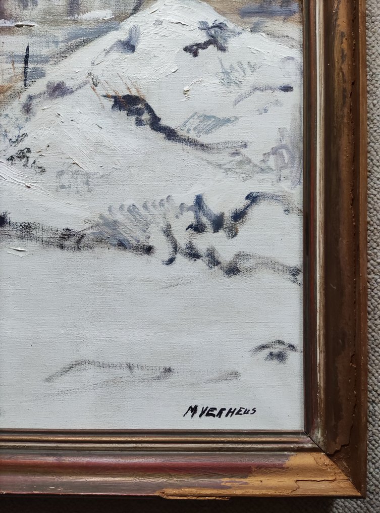 Margaretha C. Verheus (1905-1990) - Maartse sneeuw #2.1