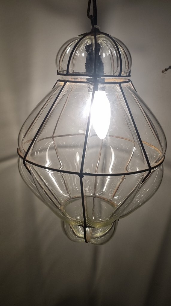 Ceiling lamp - Glass, Iron - Venetian ceiling lamp #4.3