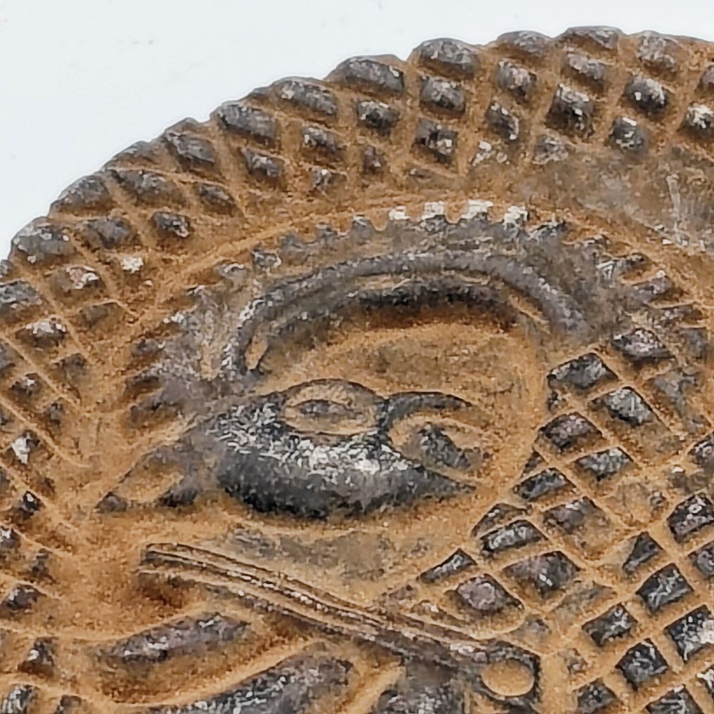 Δρόμος του Μεταξιού, Κεντρική Ασία Black Stone Θήκη φαρμάκων με διακόσμηση με άλογο. - 69 mm #4.3