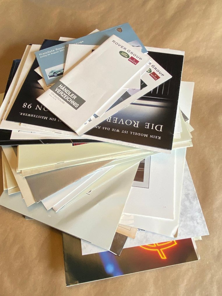 Rover original Werksprospekte / Konvolut - 1991 #2.1