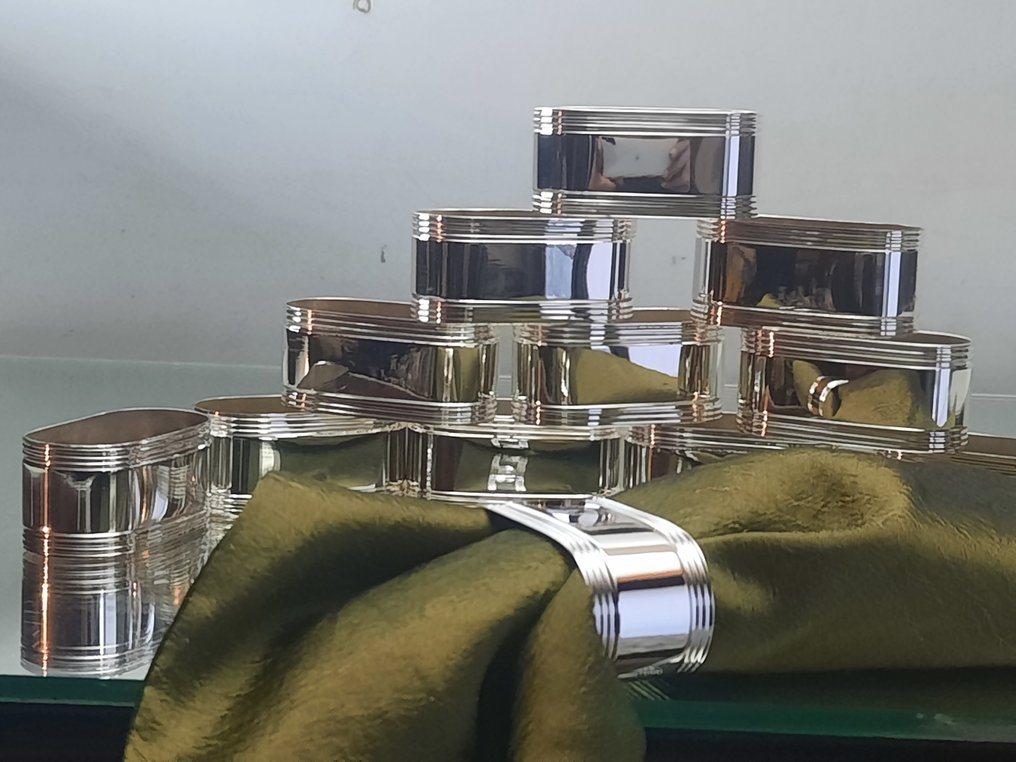 餐巾套環 (12)  - 鍍銀 #4.3