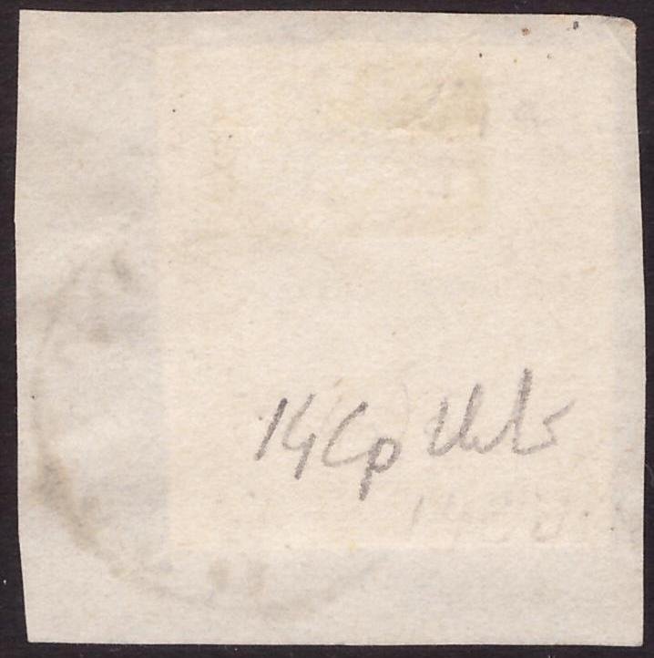 Starożytne państwa włoskie - Sardynia 1861 - 10 c. Bruno użyte w Sansepolcro. - Sassone 14Cp #1.0