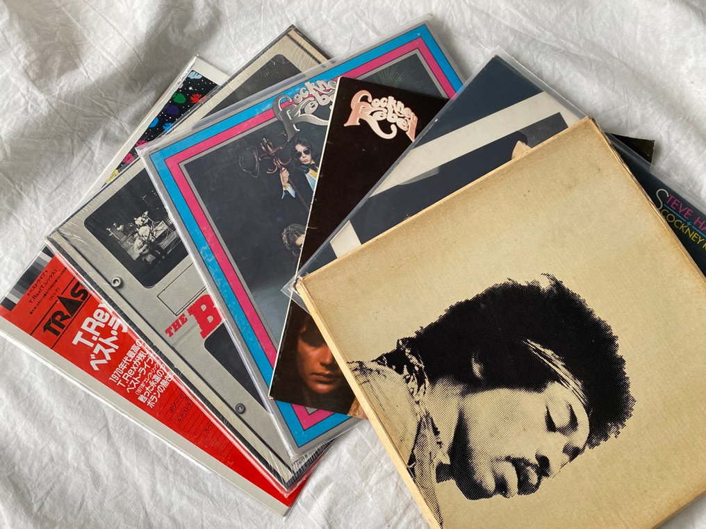 Jimi Hendrix, Cockney Rebel, T. Rex - Multiple artists - 6 x albums on vinyl - Multiple titles - LP Albums (multiple items) - 1970 #1.0