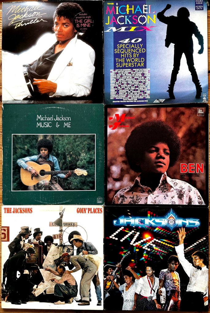Michael Jackson, Michael Jackson & Related - 6 great records from Michael Jackson & The Jacksons - Disque vinyle - 1972 #1.0