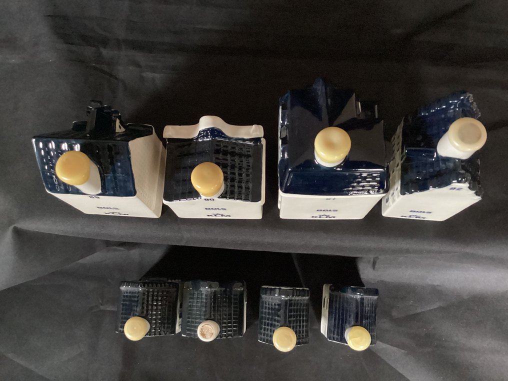 Casetta KLM (8) - Bols - KLM Nrs 89 a 92 + 4-5-10-17 - Delfts Blue #2.1