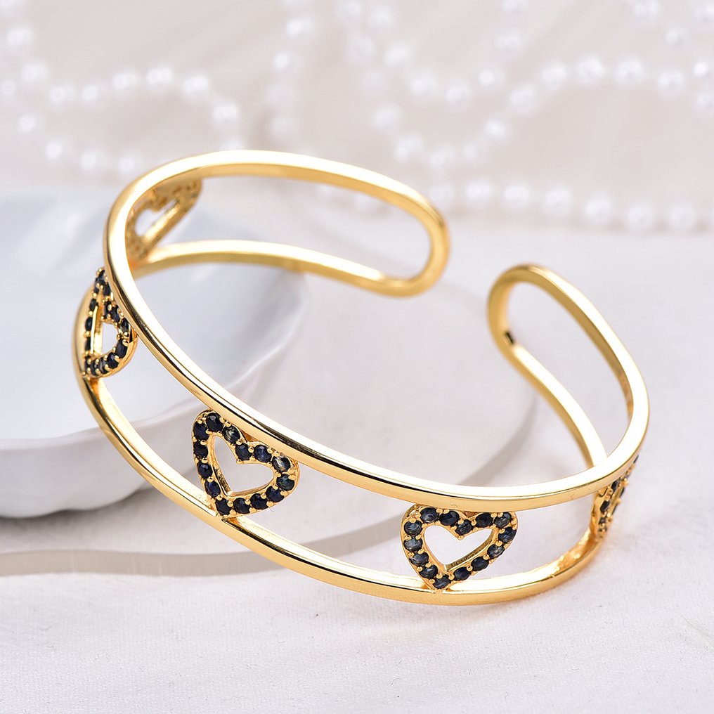 Zonder Minimumprijs - Armband Zilver - Sapphire - Gecertificeerd #1.0