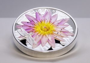 Palau. 10 Dollars 2022 The Lotus – Flowers 2 oz (No Reserve Price) #3.2