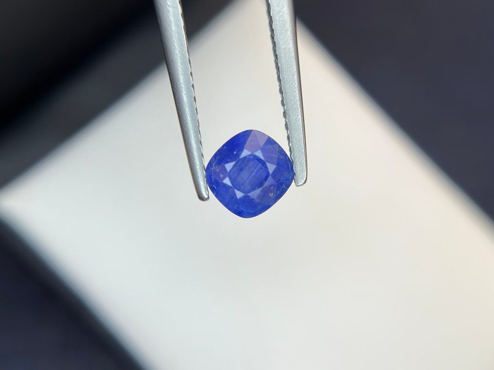 没有保留价 - 1 pcs  蓝色 蓝宝石  - 1.11 ct - 国际有色宝石协会（ICA GemLab） - 优质高端 #1.0