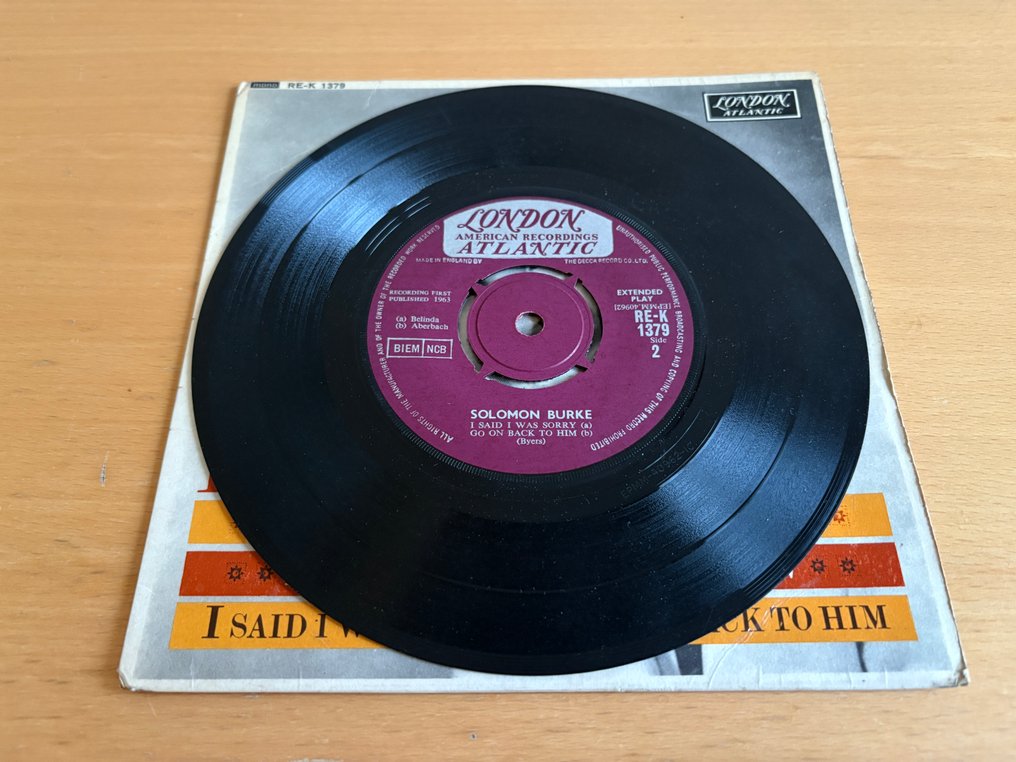 Solomon Burke - 1st 7" EP on London Atlantic from 1963 - Disco in vinile - 1963 #4.3