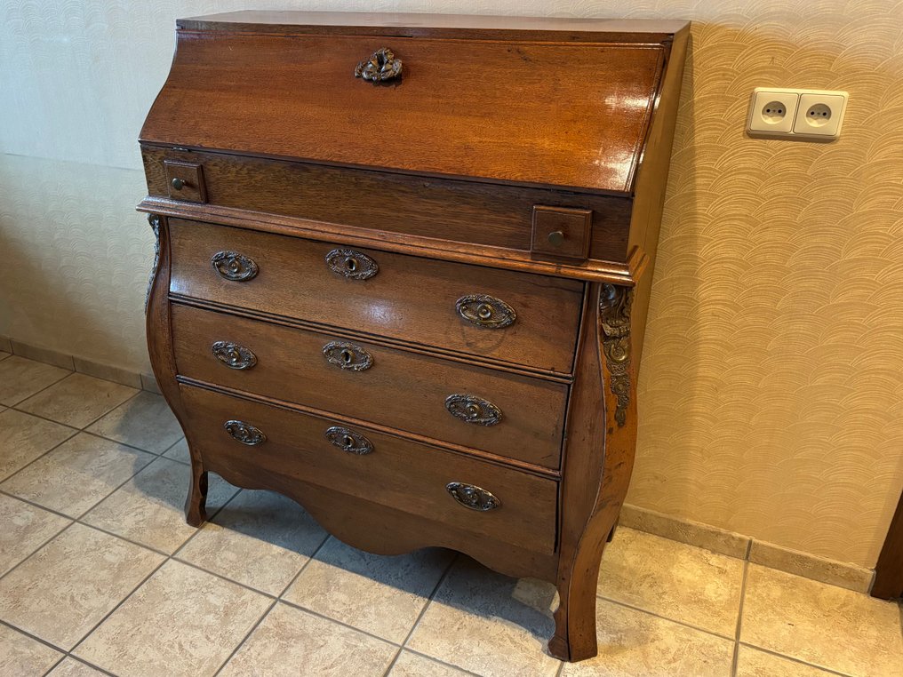 Secrétaire - Oak - Αντίκες σε στυλ Louis XV. #3.2
