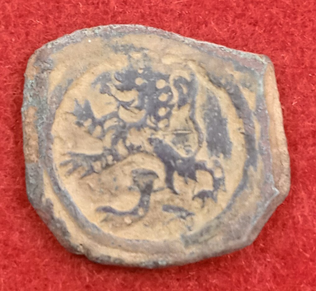 西班牙. 費利佩三世. 4 Maravedís 1619/4 Maravedís. Error en valor IIIII  (沒有保留價) #2.1