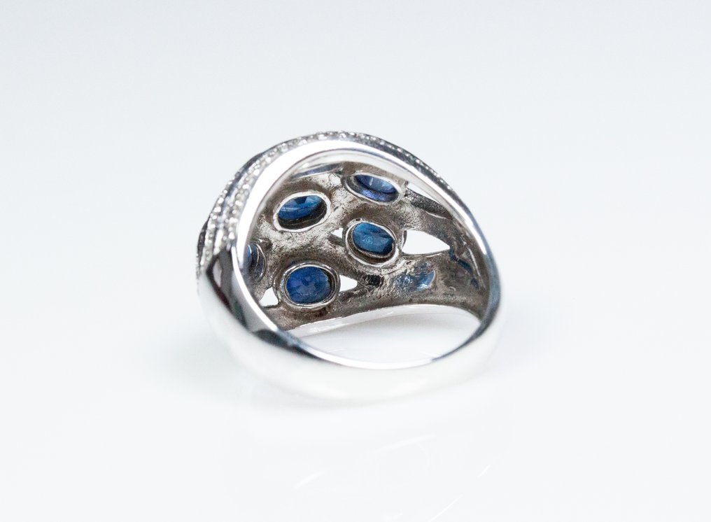 No Reserve Price - Harry Ivens - Ring - 925 silver - 2.50 ct sapphire #4.3