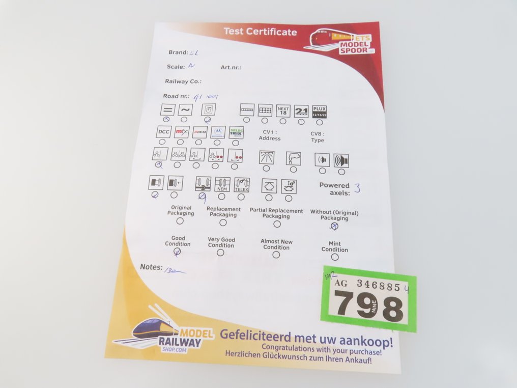 Fleischmann N - 7030 - Όχημα μεταφοράς ατμομηχανής (1) - BR 91 - DB #4.3