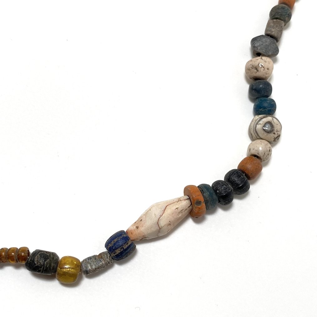 丝绸之路，中亚 古董项链珠子护符 - 45 cm  (沒有保留價) #2.1