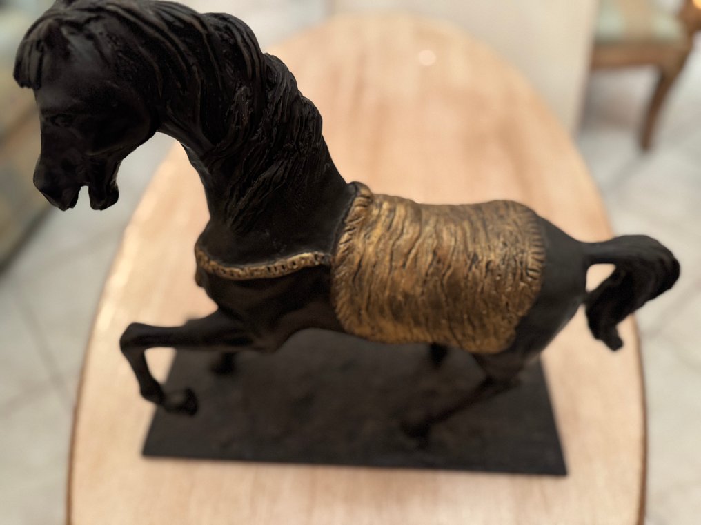 gonzaga - Αγαλματίδιο - Lo stallone con gualdrappa - Μπρούντζος #4.3