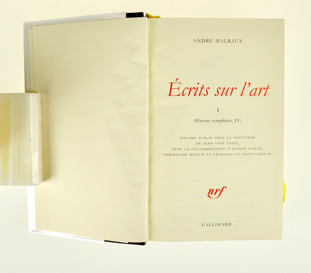 André Malraux - Ecrits sur l'Art - 2004 #4.3