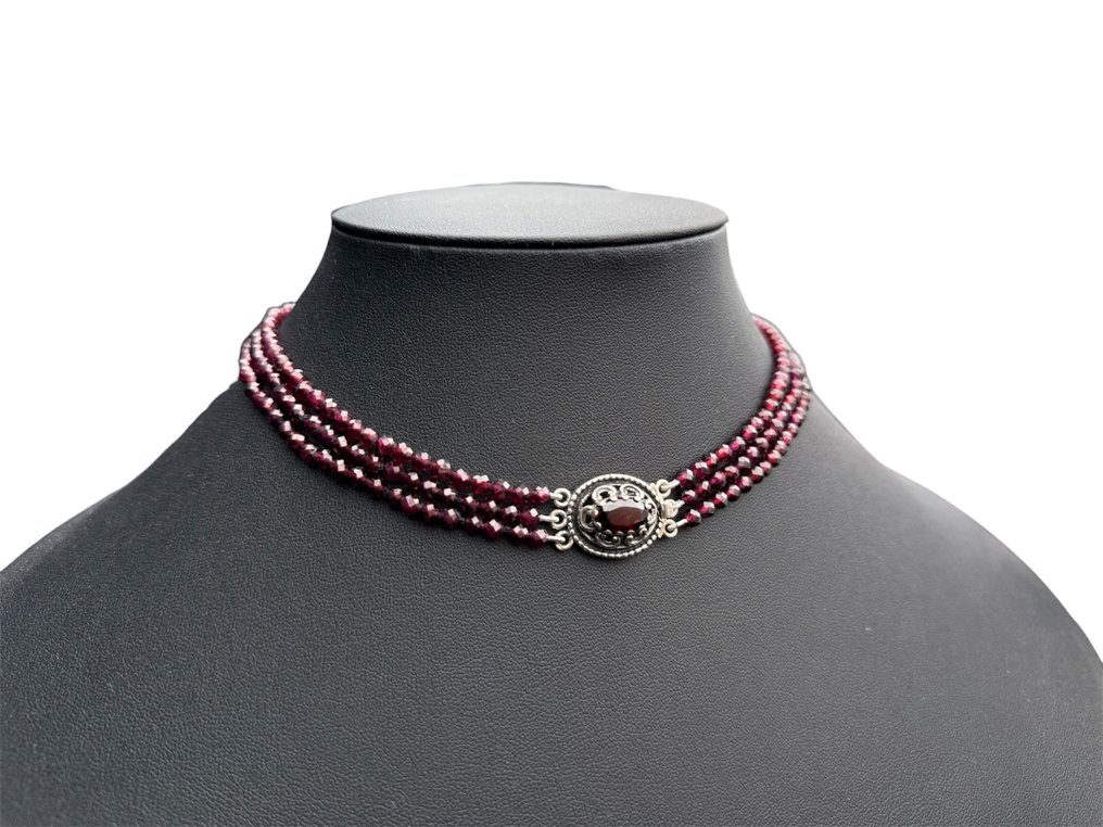 Fără preț de rezervă - Set de bijuterii din 2 piese Argint - grenadă #2.1