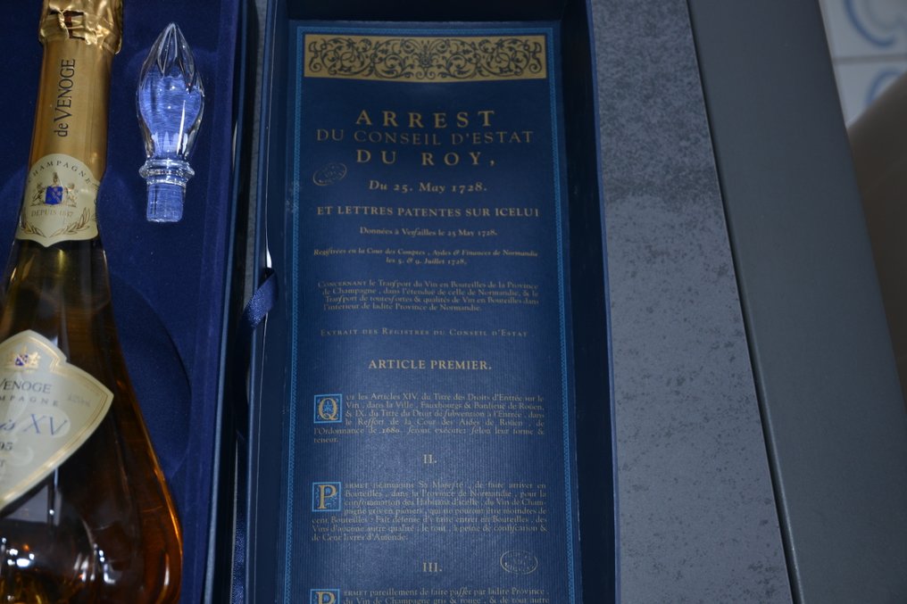 1995 De Venoge, Louis XV - Champagne - 2 Bottles (0.75L) #1.0