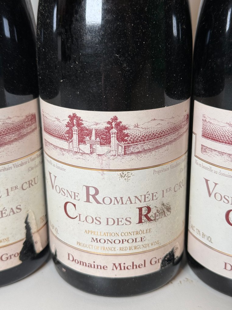2003 Domaine Michel Gros "Clos des Réas" - Vosne-Romanée 1er Cru - 3 Bottles (0.75L) #1.0