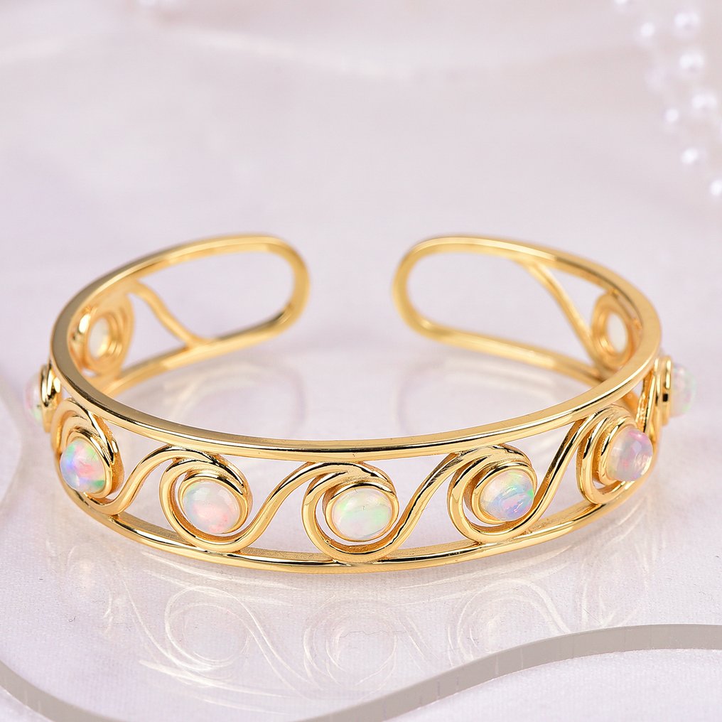 Nincs minimálár - Karkötő Ezüst - Opal - Certified #3.2