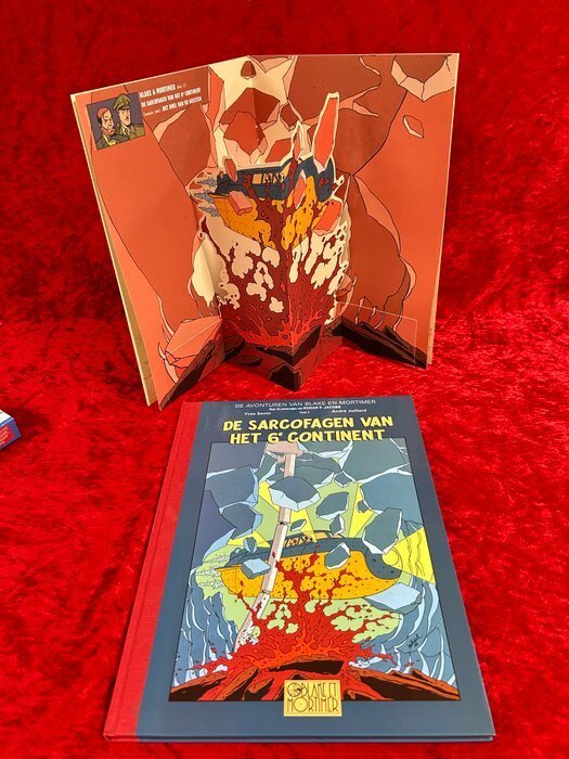 De avonturen van Blake en Mortimer 2 - De Sarcofagen van het 6e Continent deel 2 - luxe HC met linnen rug + persdossier - 2 Album - First edition - 2004 #1.0