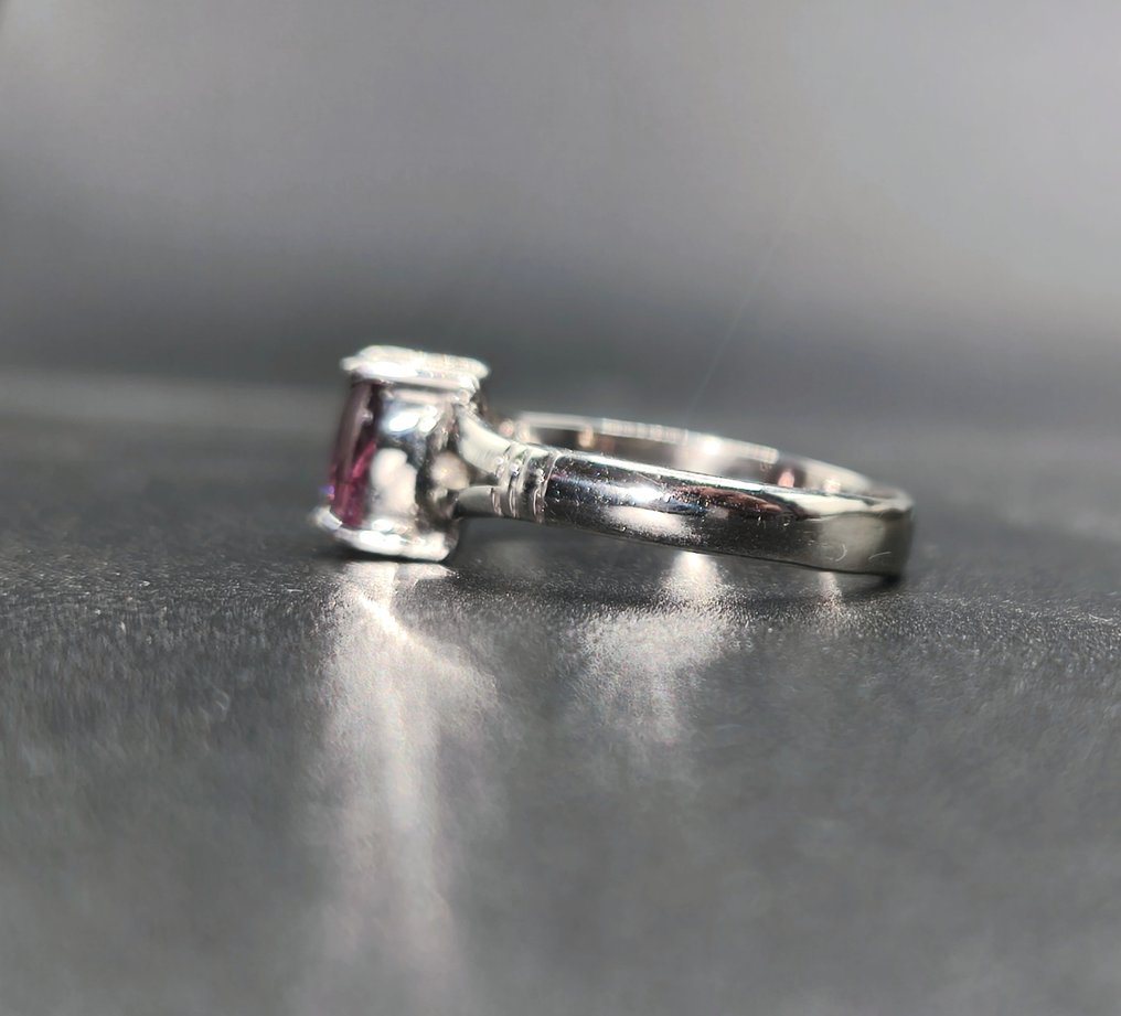 戒指 - 印度尼西亚 紫色尖晶石银戒指  (没有保留价) #2.1