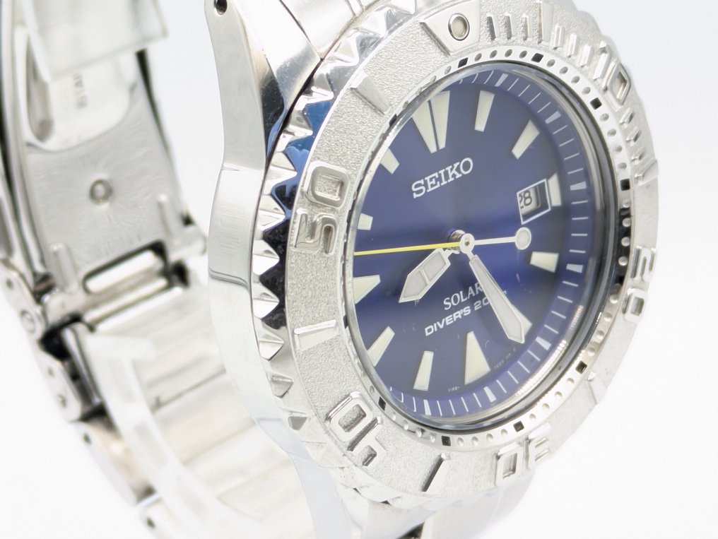 Seiko - Solar Diver - Zonder Minimumprijs - V145-0CC0 - Heren - 2010-2020 #2.1
