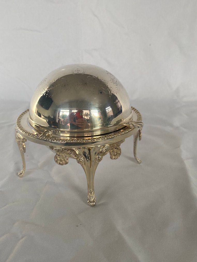 奶油碟 - 鍍銀 - 极佳的鱼子酱黄油菜肴 #1.0