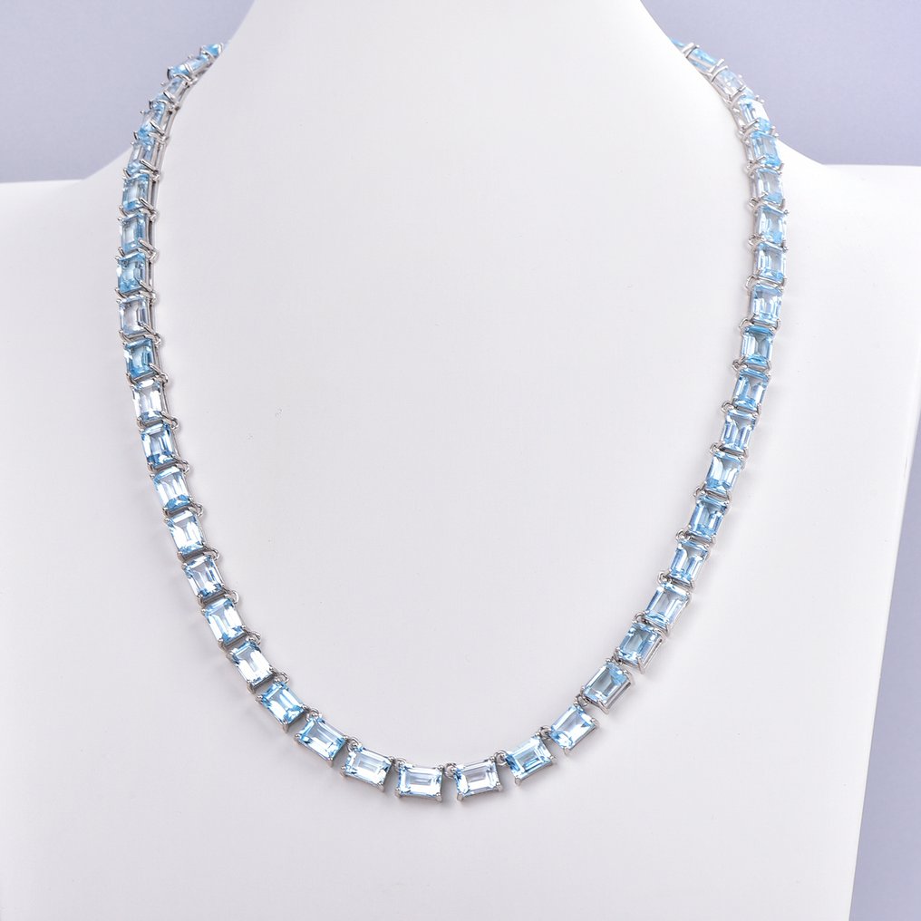 Sin Precio de Reserva - Collar Plata - Topaz - Certified #1.0