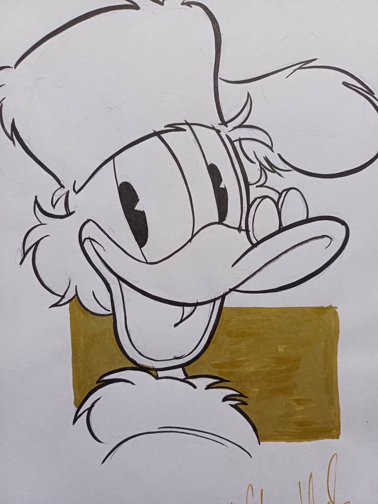 Valerio Held - 1 Original drawing - Uncle Scrooge - Scrooge Mcduck portrait #3.2