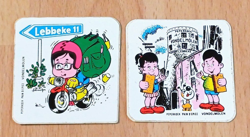 Θεματική συλλογή - αυτοκόλλητα - 160 x stickers Vondelmolen peperkoek Lebbeke / Dendermonde 1970s #1.0