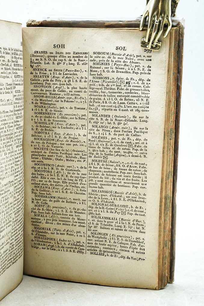 Vosgien - Nouveau dictionnaire géographique universel - 1830 #4.3