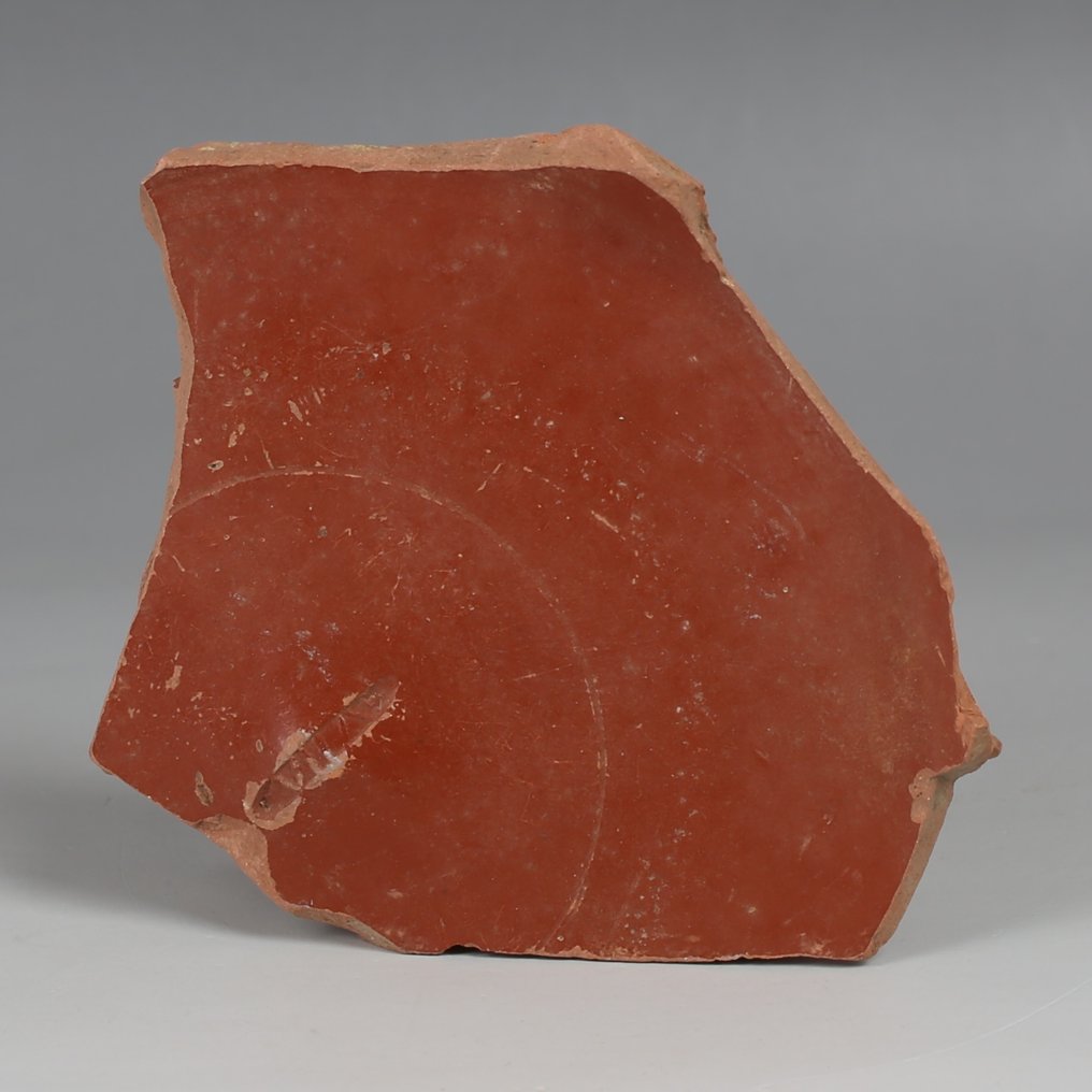 Ancient Roman Terra Sigillata Plate vessel fragment with maker's mark (No Reserve Price) #1.0
