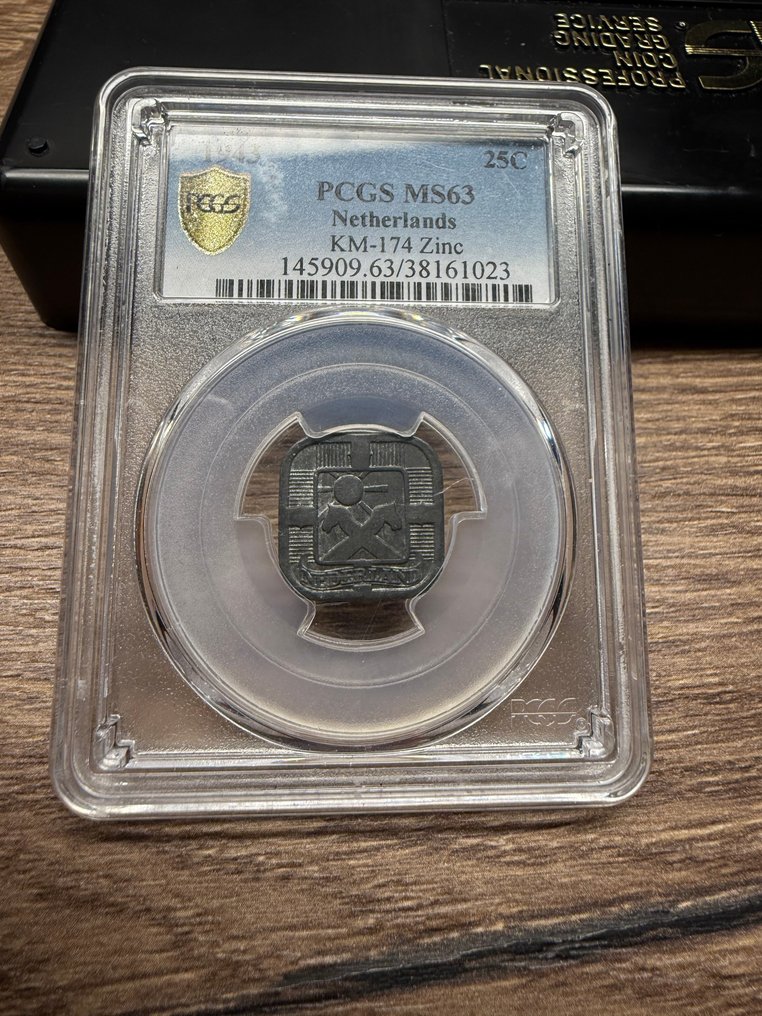 Holland. 5 Cents 1943 a real coin but with a wrong slab (Ingen mindstepris) #1.0