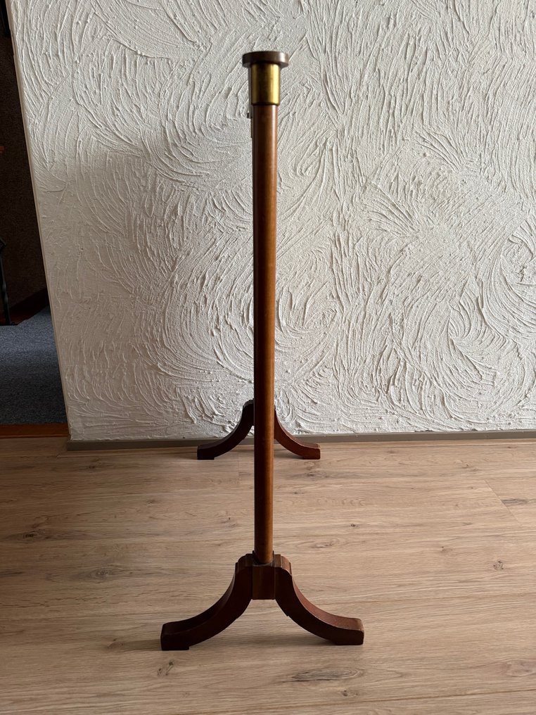 Folding screen - Mahogany, Silk - Hazard screen #4.3