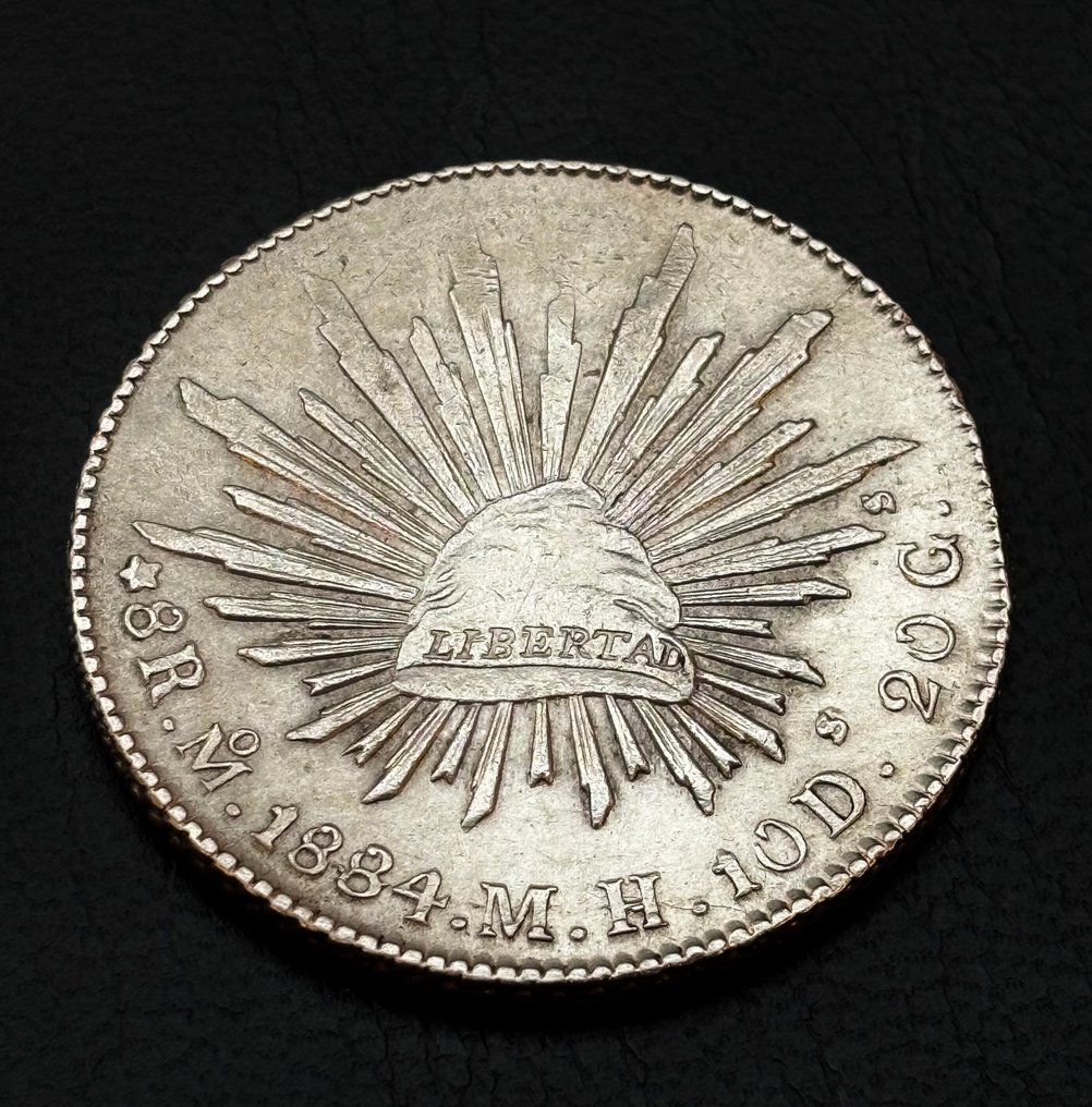 Messico. 8 Reales 1884 Mexico MH #1.0