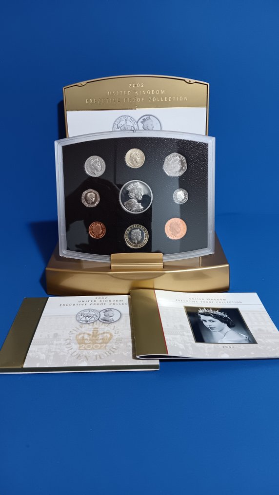 Regatul Unit. Serie prova 2002 Royal mint set proof 2002 (Fără preț de rezervă) #1.0