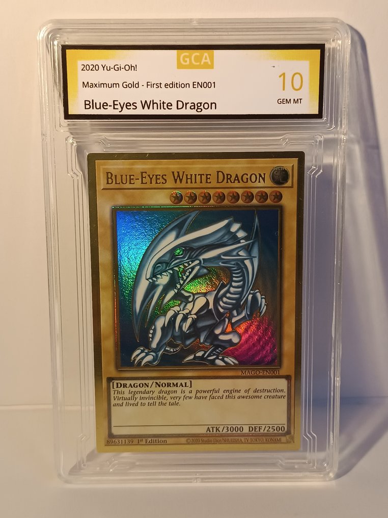 Konami - 1 Card - Yu-Gi-Oh! - Blue-Eyes White Dragon, Maximum Gold (Yugioh) #1.0