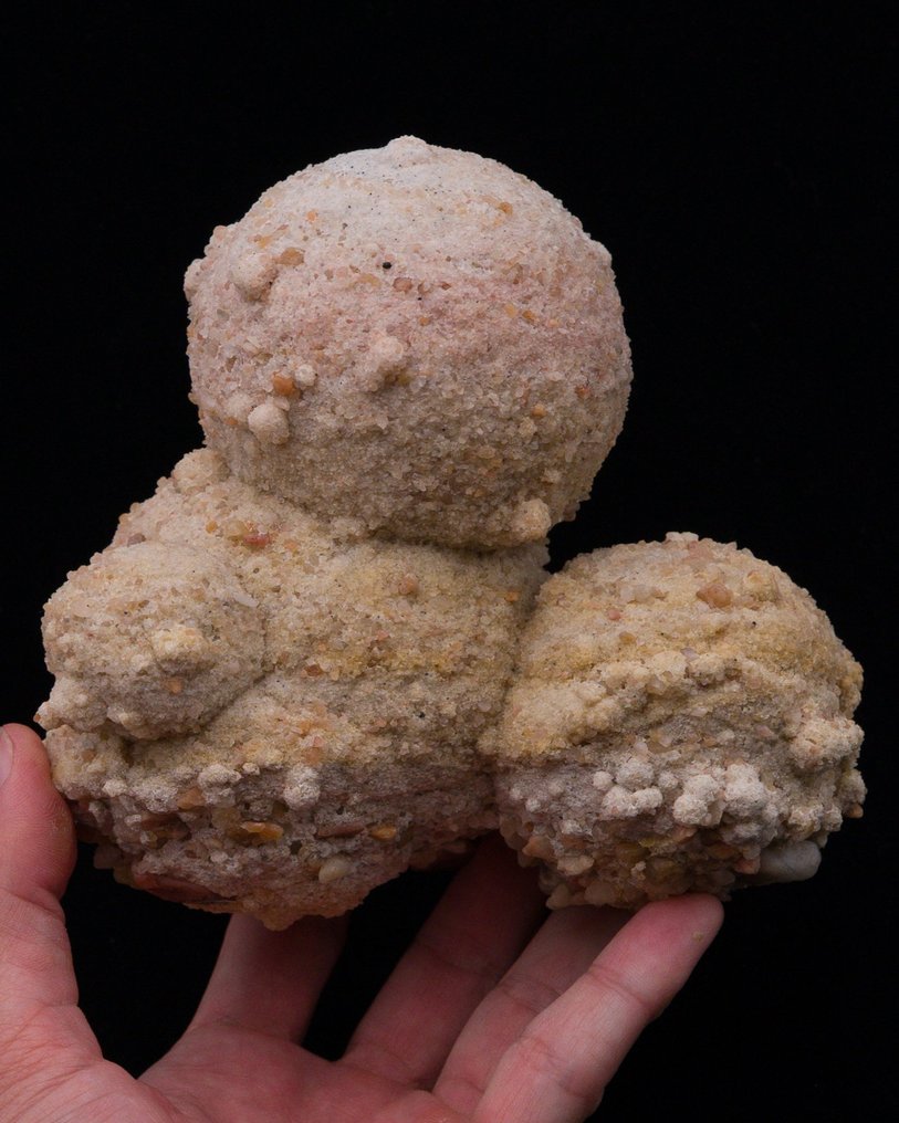 方解石 变体.沙子 方解石 来自西班牙！ - 高度: 13.3 cm - 闊度: 9.8 cm- 1585 g - (1) #3.2