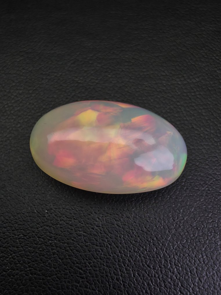 No Reserve Price Yellow, Multicolour Opal  - 17.58 ct - Antwerp Laboratory for Gemstone Testing (ALGT) #3.2