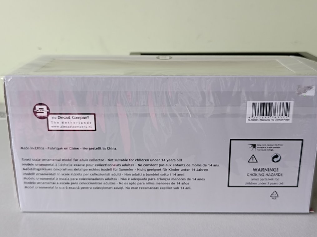 Triple 9 Collection 1:18 - Modellauto - Mercedes 190 (W201) 1993 Polizei 1/18 #4.3