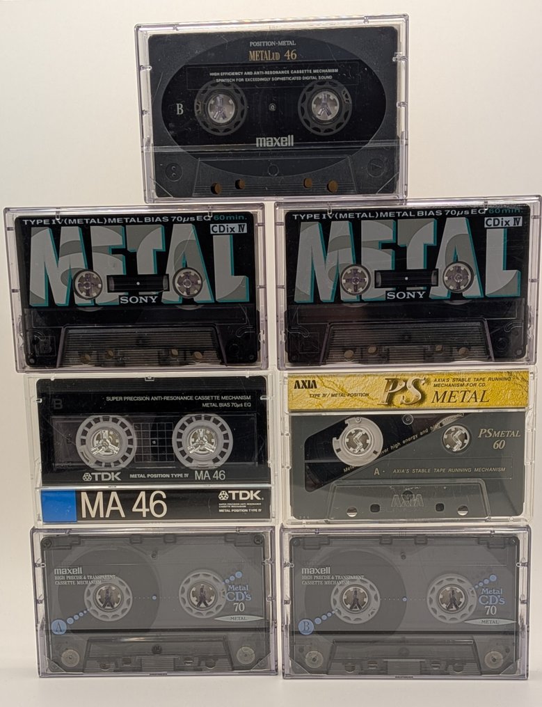 Japan & Related - Metal cassette collection - Multiple titles - Audio cassette - 1987 #1.0