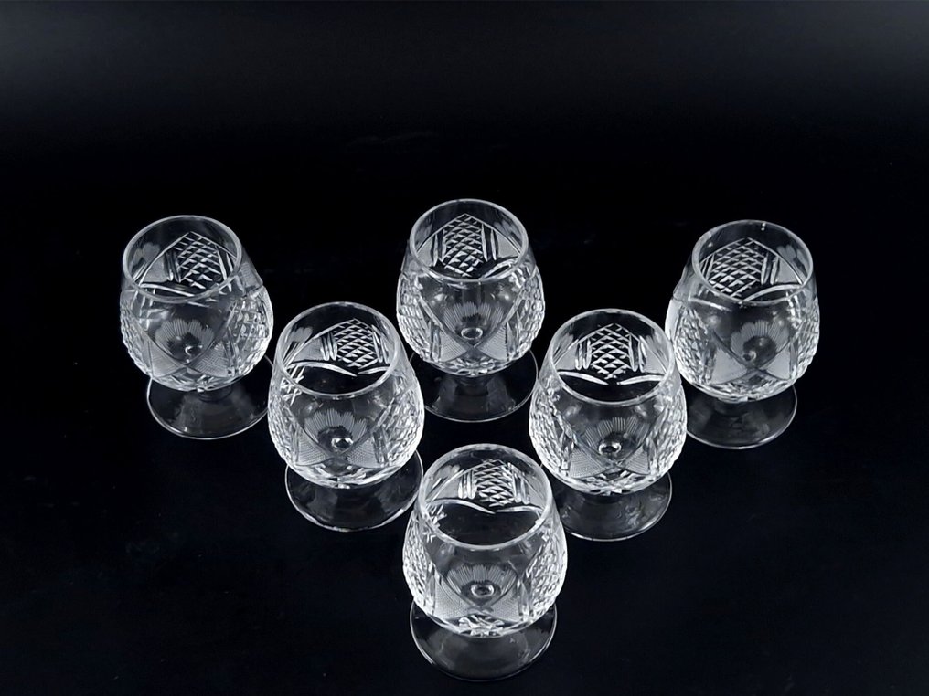 Serviciu de băut pentru 6 (6) - Sticlă - de jumătatea secolului #2.1