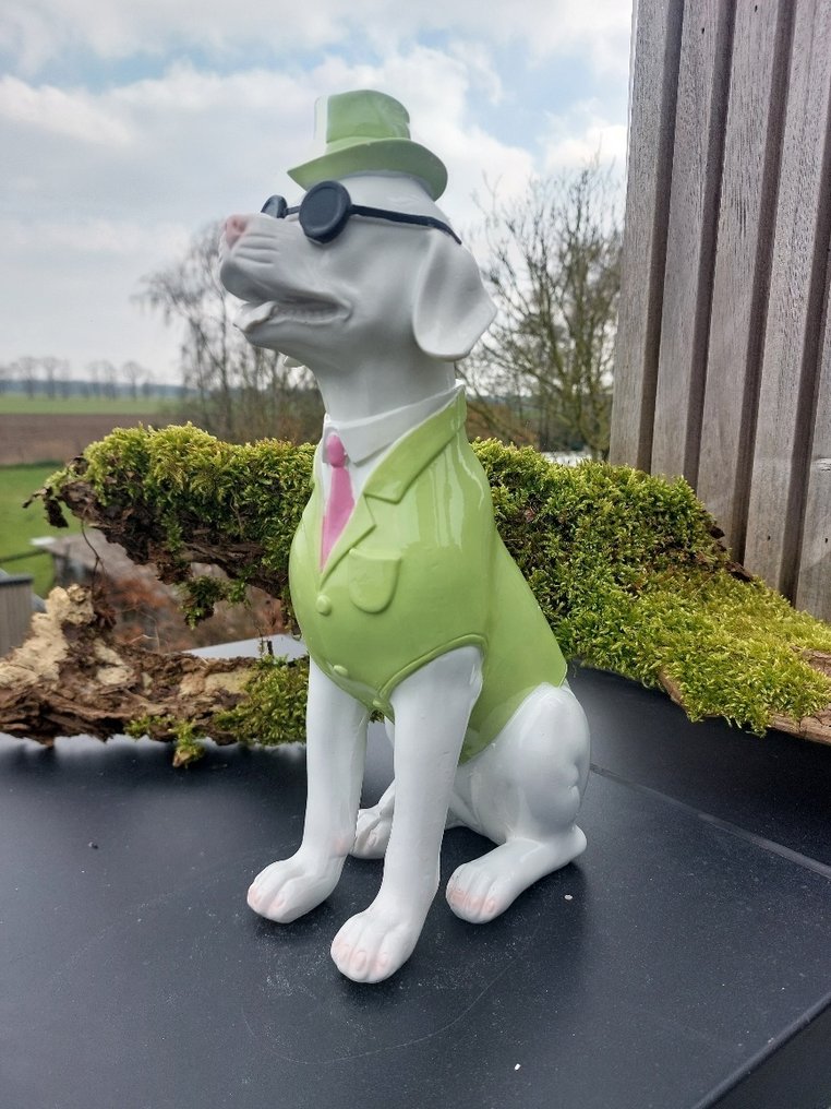 Staty, Mister dog in smoking - 31 cm - polyresin #1.0