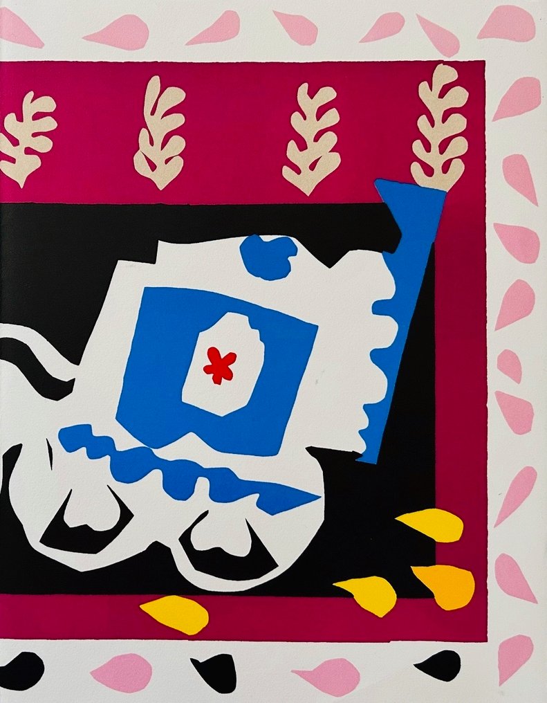 Henri Matisse (1869-1954) - L'enterrement de Pierrot, planche X de l'album Jazz #2.1