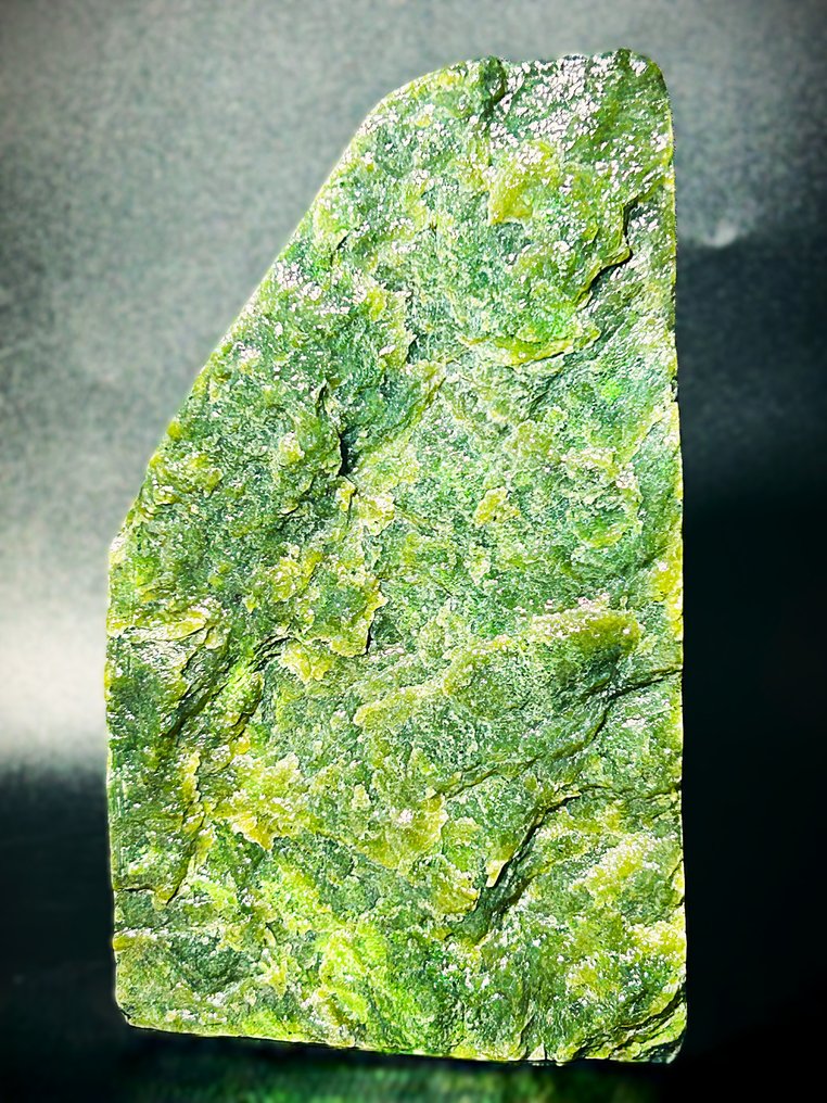 高级软玉板——正反面原始,边缘抛光 高品质天然玉展示石 - 高度: 167 mm - 闊度: 98 mm- 1028 g - (1) #1.0