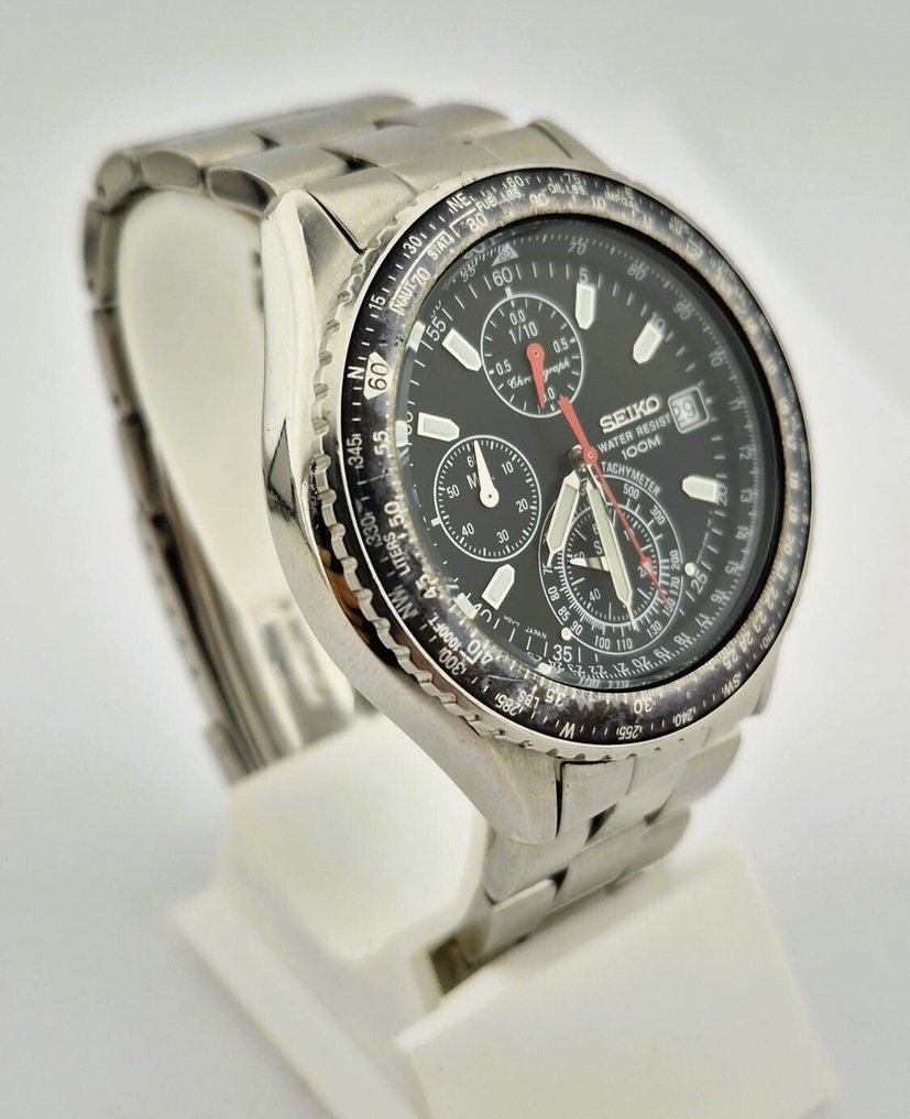 Seiko - Ingen reservasjonspris - Vintage Pilot Chronograph watch - Herre - 1990-1999 #1.0