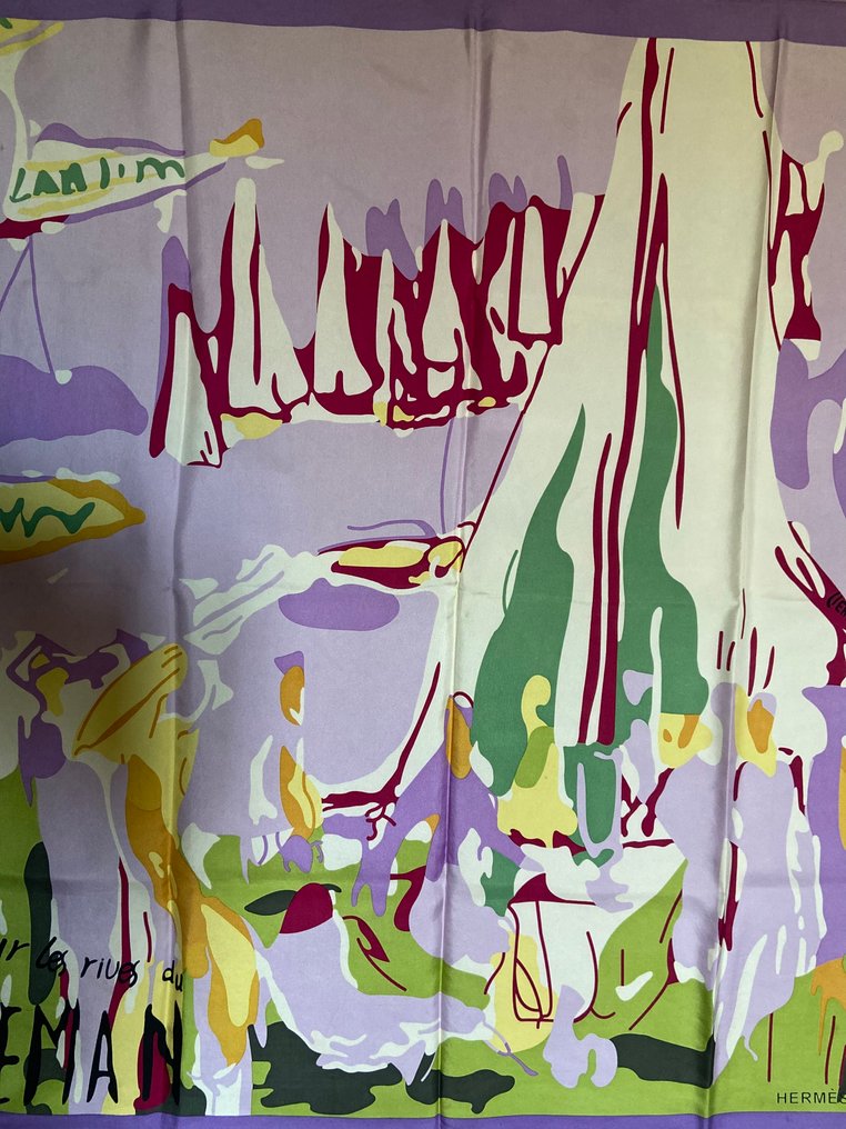 Hermès - « Sur Les Rives Du Leman » par Jean- Louis - Clerc 2010 - 围巾 #4.3